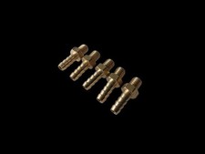 Brass Nipple M5x0.8 to 4mm Water Cooling Fuel Nozzle Set 5pcs Used Japan 88b