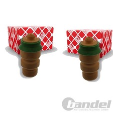 2X FEBI BILSTEIN PU (POLYURETHAN) ANSCHLAGPUFFER HINTEN PASSEND FÜR PEUGEOT 207