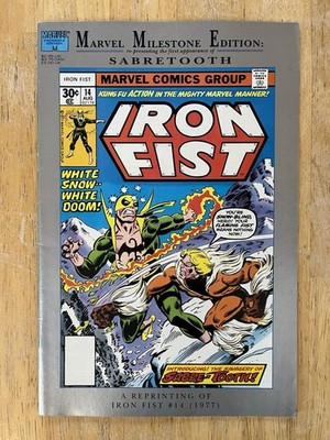 Marvel Milestone Edition - reprints Iron Fist #14 1st App Sabretooth Byrne VG