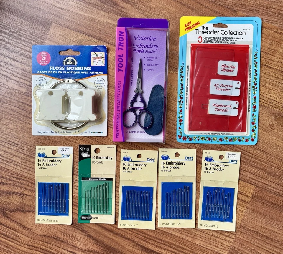 Embroidery Supplies & Tapestry Storage Basket - Image 4 of 4