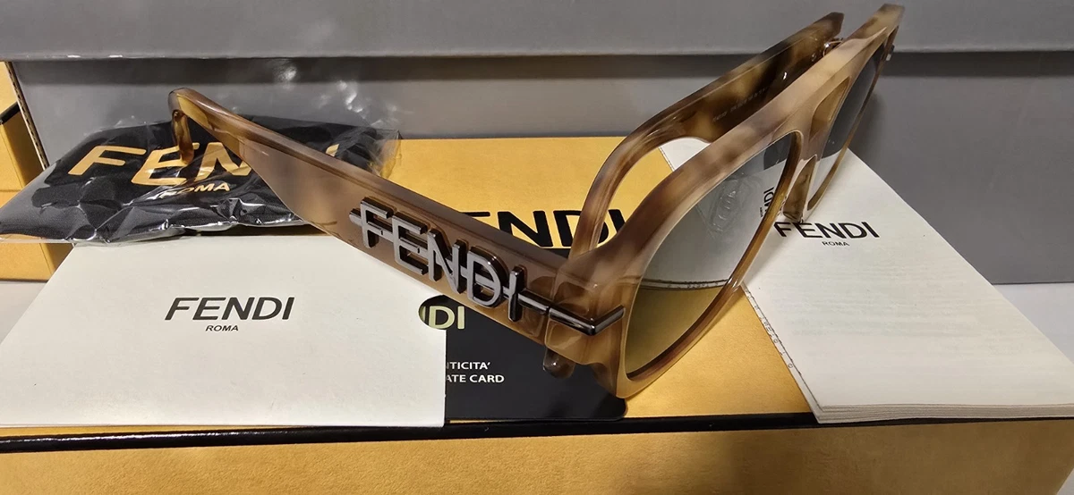 Fendi Green Square Sunglasses for Women for sale | eBay