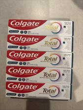 Colgate Total Active Prevention Deep Clean Toothpaste, Mint, 5 Pack, 5.1 oz