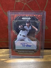 2022 Panini Prizm Draft Picks - Hunter Patteson #PDP145 Red Donut Circle...