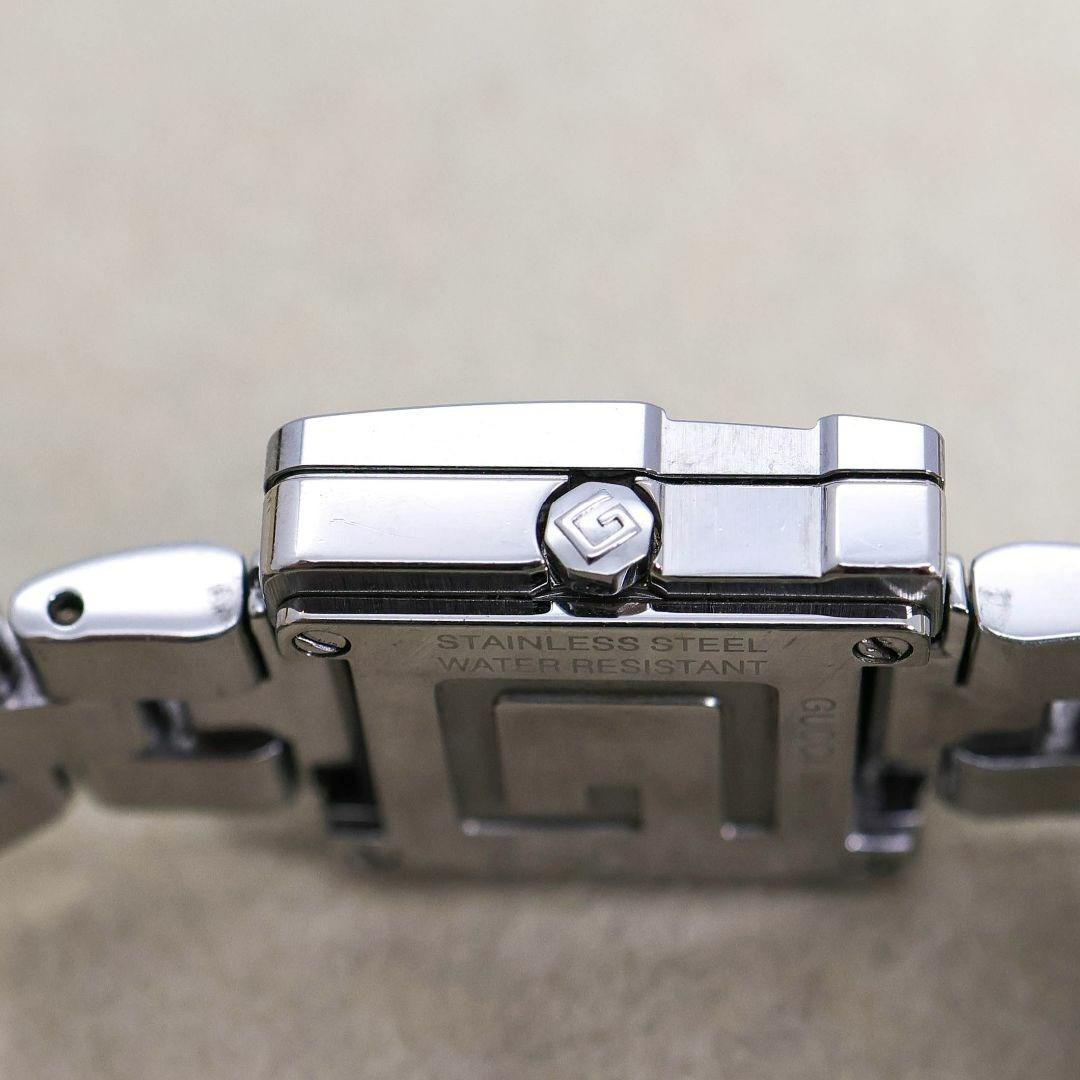 Operating Gucci Watch 3600L Square G Bezel Stainless Steel Operating Gucci Watch 3600L Square G Bezel Stainless Steel