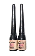2 PACK! Prosa 4in 1 Delineador Black Eyeliner Tintero (Felt Tip) Liquid Eyeliner