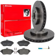 BREMBO Bremsscheiben 295mm Bel&auml;ge Satz WAKO Vorne f&uuml;r MERCEDES W246 W176