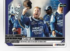 Austin Hill CORONADO NAVAL BASE WIN 2026 Panini Instant NASCAR #56 card 1 of 63