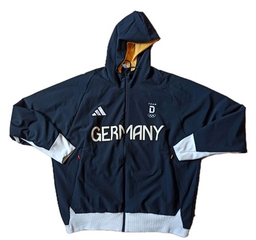Adidas Deutschland Podium Jacket Hoodie Olympia 2024 Team D Germany XL/XXL