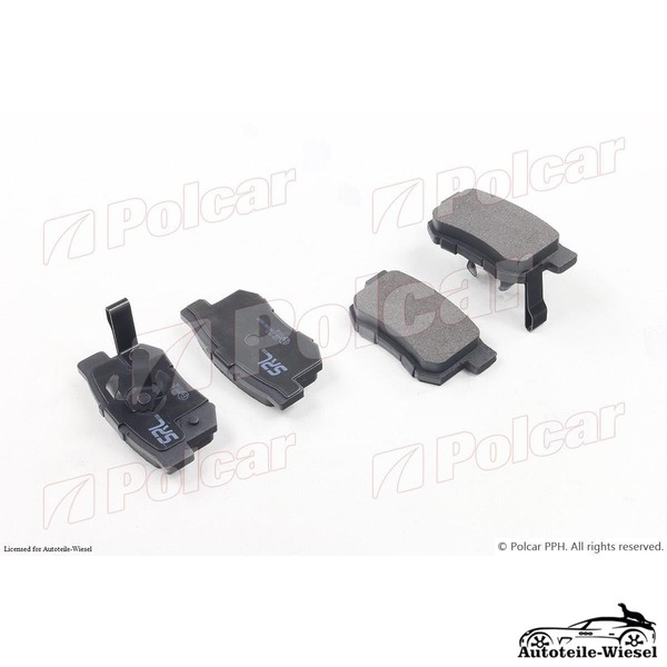 Bremsbelagsatz Akebono-System Hinten FüR Honda Accord Ix Limo Viii Ab 02->-image
