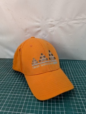 Vintage 90 s Alien Workshop Skateboards Baseball Cap Retro Y2K Orange Small Med