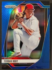 2025 Panini Prizm Tekoah Roby #143 Blue Prizm /199