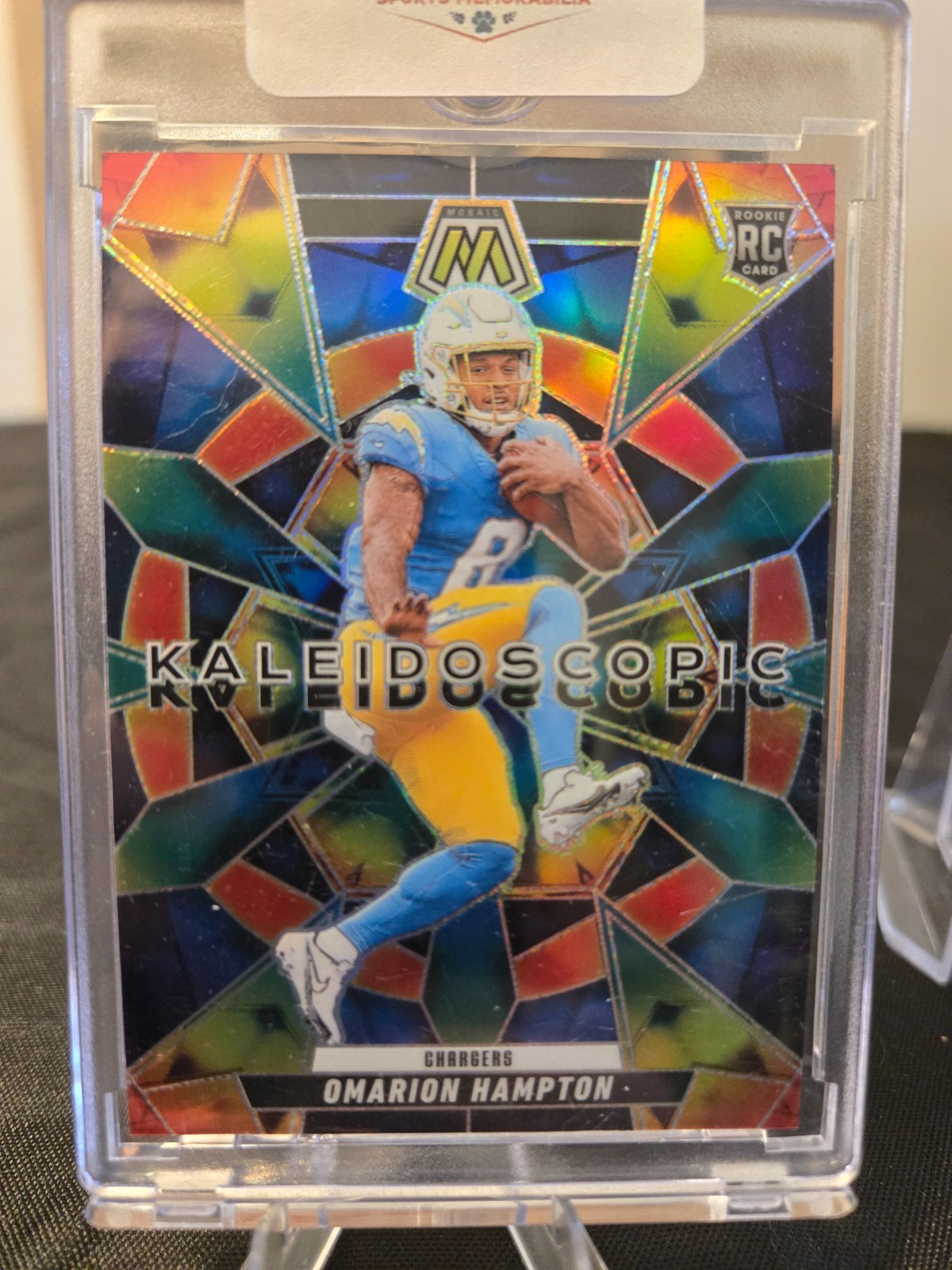 2025 Panini Mosaic - Kaleidoscopic Omarion Hampton #3 (RC)