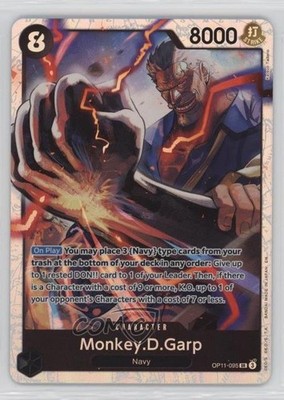 2025 One Piece Card Game: A Fist of Divine Speed OP11 SR Monkey D Garp #OP11-095