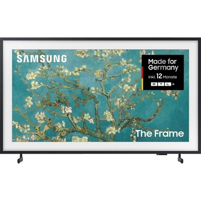Samsung GQ32LS03CBU The Frame QLED TV 32 Zoll Fernseher Full-HD Schwarz