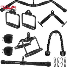 LAT Pulldown Bar Attachments, Cable Machine Accessories for Home Gym, Triceps Ro
