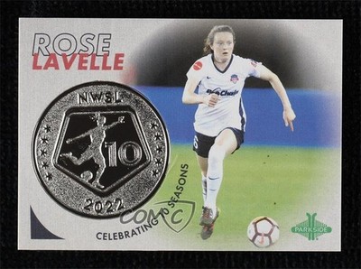 2022 Parkside Paramount NWSL 10 Seasons Coin /500 Rose Lavelle #CR29 12wc