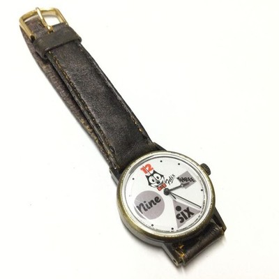 Citizen Felix The Cat Manual Wind Watch Vintage Rare 1990 Japan