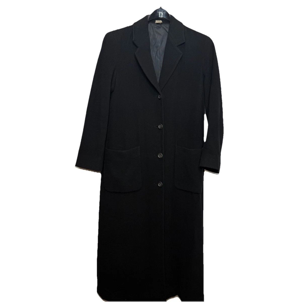 ジャケット・アウター vintage cashmere double chester coat BLK 100% Cashmere Black Vintage Coats, Jackets & Vests for Women for