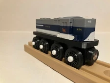 EMD GP9  Wabash #458 - Wooden Railroad Compatible, 3D Print