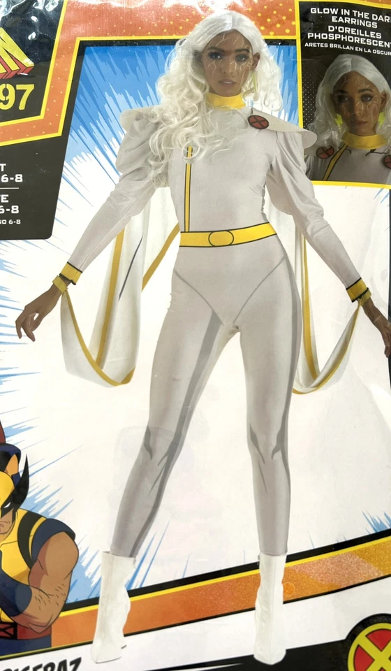 Marvel Xmen '97 Storm Halloween Cosplay Costume With Adult Women's Medium New - Image 2 of 4