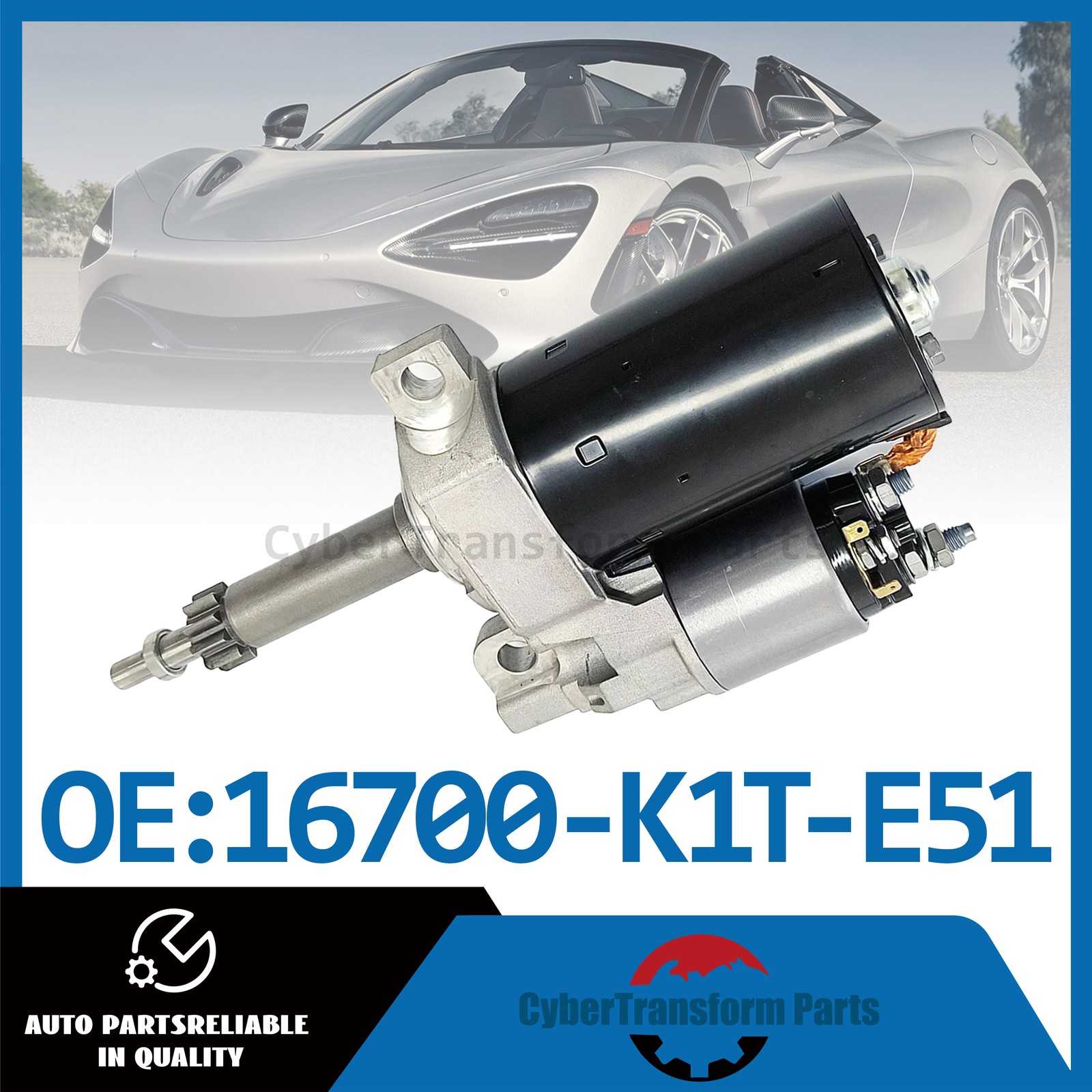 Starter Motor 11F0133CP For McLaren 720S 570S 650 MP4 3.8L V8 M838T M840T Engine