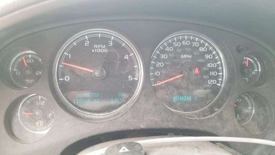 13 CHEVY SILVERADO 3500 6,6 Л СПИДОМЕТР ПРИБОРНОЙ ПАНЕЛИ 22838412 - Изображение 2 из 4