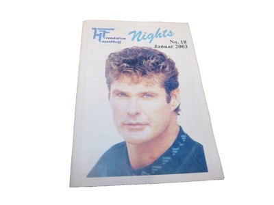 David Hasselhoff Fanclub Magazin No.18/2003 + 2 Postkarten Selten