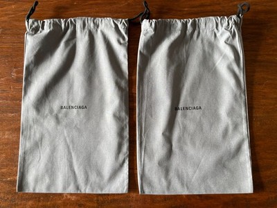 2 * Balenciaga * Staubbeutel, Schuhbeutel, Dustbag * grau * ca. 39 x 25 cm * neu