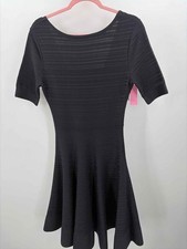 Pre-Owned Christian Dior Black Size 6 Knee Length Short Sleeve Dress