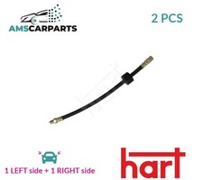 BRAKE HOSE LINE PIPE FRONT 219 913 HART 2PCS NEW OE REPLACEMENT