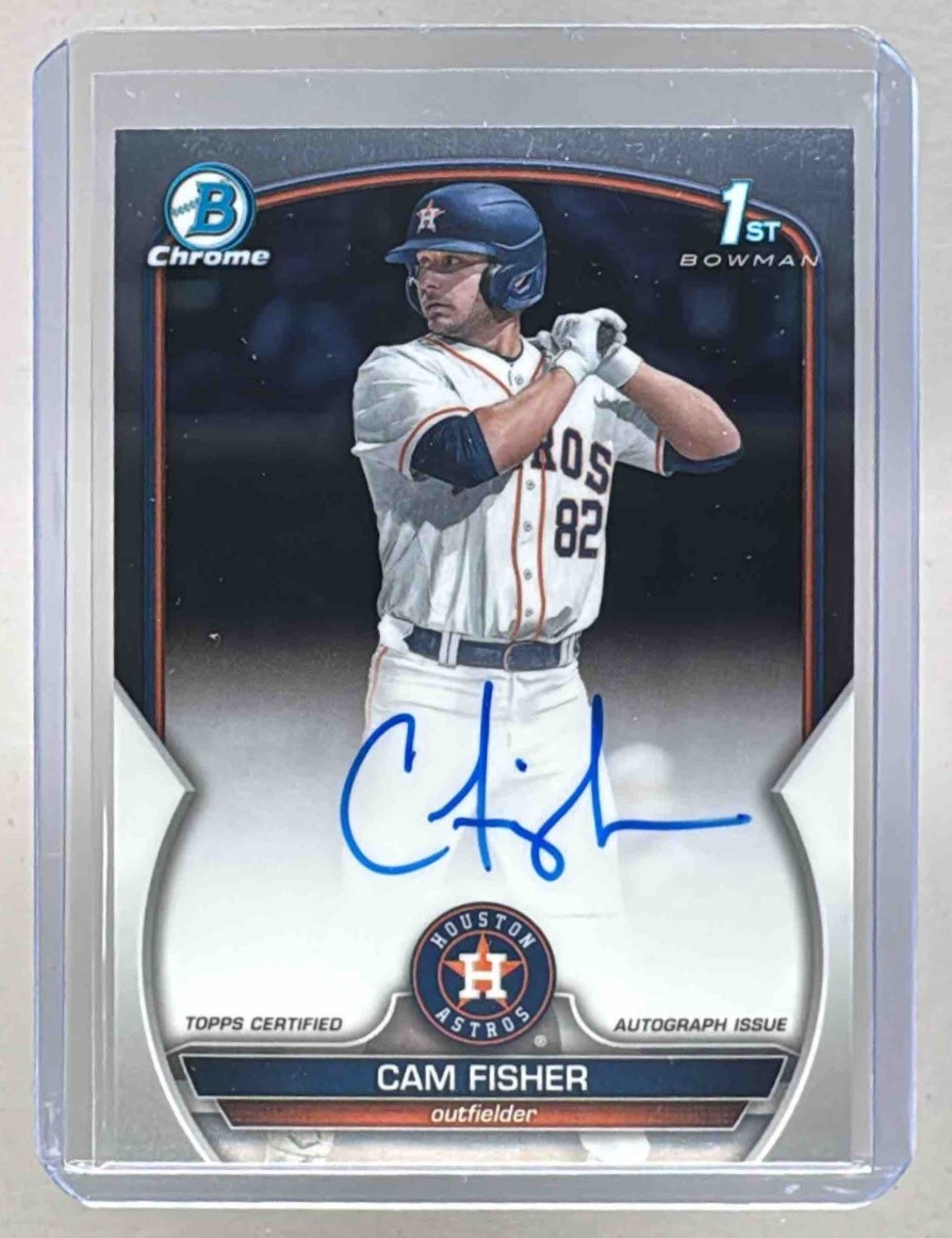 Cam Fisher 2023 Bowman Chrome Draft #CDA-CFI Auto 1st RC