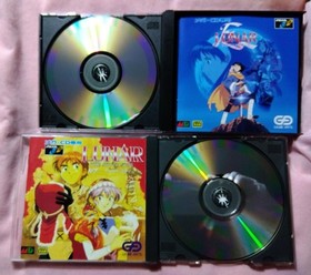 Game Arts Lunar The Silver Star Eternal Blue set of 2 MEGA-CD RPG w/case Japan