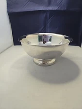 VTG Sheridan Silverplate Footed Trophy Bowl Collectible MCM Deco Taunton Mass