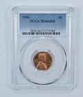 1956 Lincoln Wheat Cent MS66 RD PCGS Blue Label
