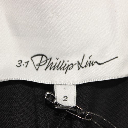 3.1 Phillip Lim NWT Dress Pants Size 2 US Flare Pant In Black Polyester Blend - Bild 6 von 14