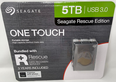 Seagate One Touch Portable Storage HD Drive 5TB Laptop Tablet PC Computer STKC50