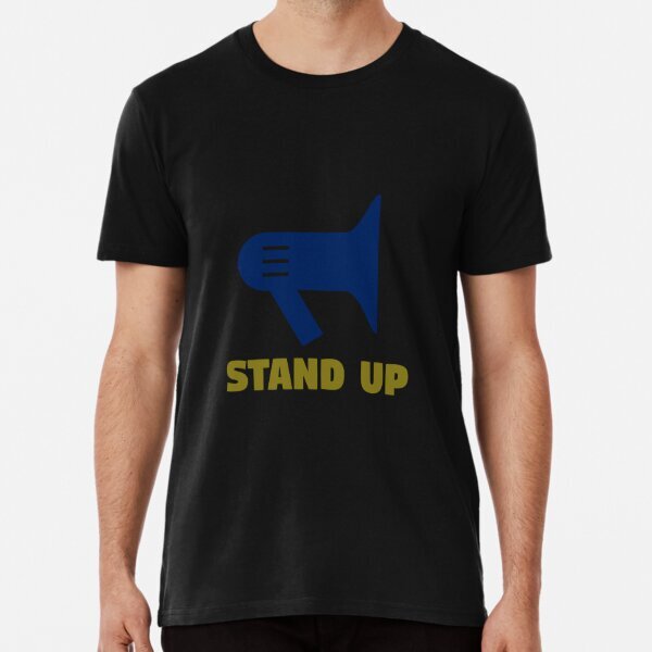 Stand up Premium Speak Up America Made in USA T-Shirt S-5XL