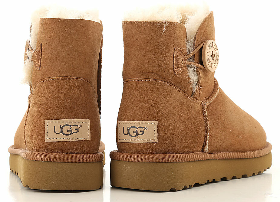 UGG Boots Women UGG Mini Bailey Button II Sheepskin Winter Boots
