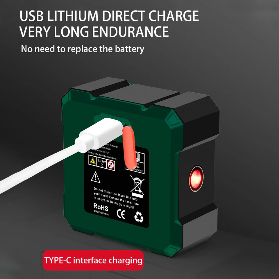 Digital Angle Finder with Electronic Laser - 4-side Strong Magnetic Angle Gauge - Image 2 of 4