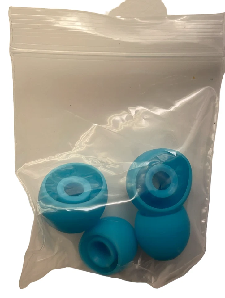 iHip Cute Buds Earbuds w/ Built-in Microphone / Pause Play - Blue - Image 4 of 4