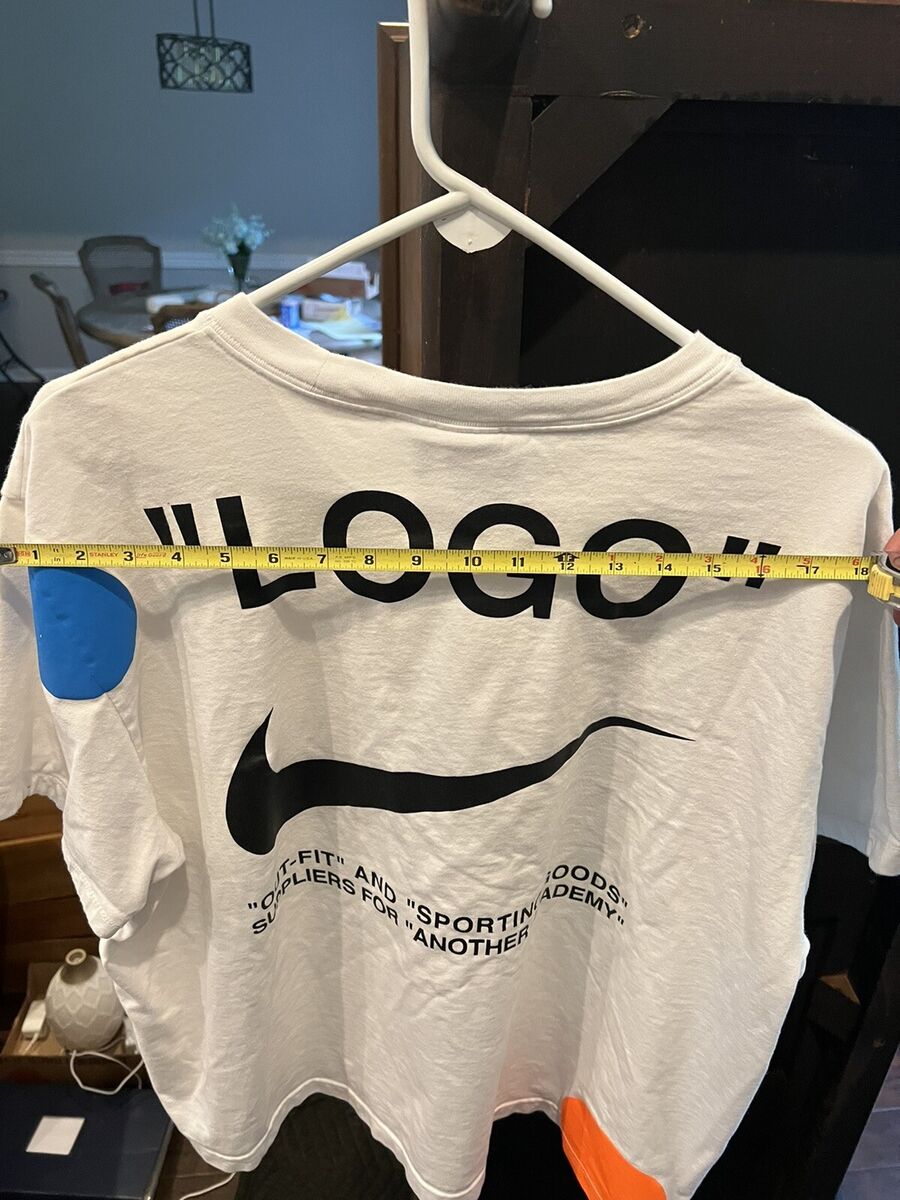 Nike Lab x OFF-WHITE Mercurial NRG Virgil Shirt White Size L Nike Lab x OFF-WHITE Mercurial NRG Virgil Shirt White Size L