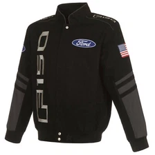 Authentic Ford F150 Embroidered Cotton Jacket JH Design Black new