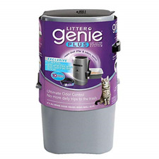 Litter Genie Plus Pail, Ultimate Cat Litter Disposal System, Locks Away Odors, -