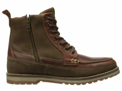 Kenneth Cole Reaction Soak It In Brown Leather Ankle Boots  display picture 2
