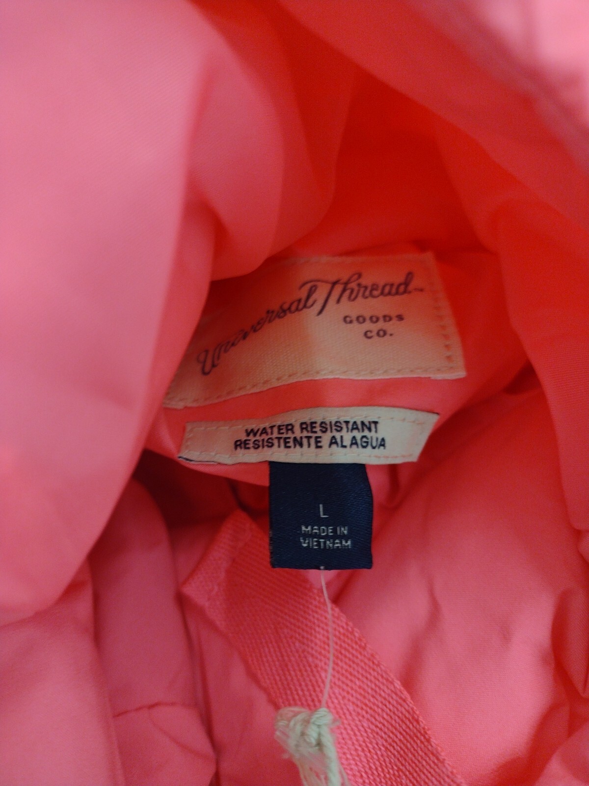 universal thread Women's Pink Puffer Jacket Large - image 4