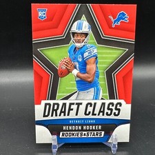 Hendon Hooker Rookie Card 2023 Panini Rookies And Stars Draft Class Red Lions RC. rookie card picture