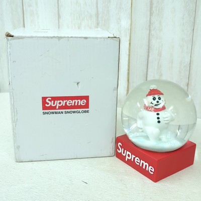 SUPREME Snowman Snowglobe Red FW21 Used from Japan