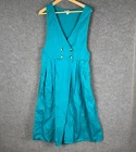 Vintage Fads Dress Womens 10 Blue Denim Evening Event Formal Occasion 90s Ladies
