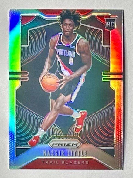 2019-20 Prizm Nassir Little True Silver Prizm Refractor Rookie SP RC #269 Suns