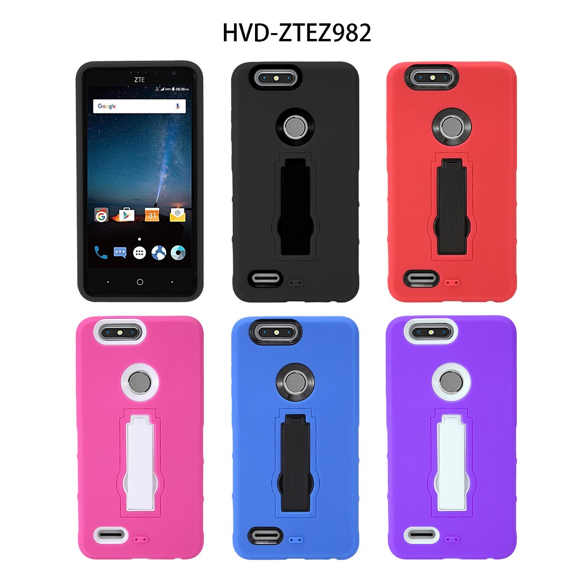 ZTE Blade Z Max Case, ZTE Sequoia Z982 Case, Heavy Duty Rugged